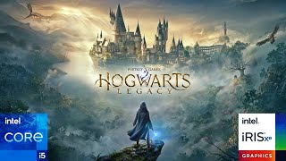 Hogwarts Legacy  Performance Test  i5 1235U  Iris Xe  1080P  720P  810P  Optimized Settings [upl. by Martres]