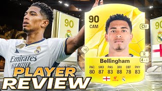 🔥90 JUDE BELLINGHAM PLAYER REVIEW  EA FC 25 ULTIMATE TEAM [upl. by Rehtaeh]