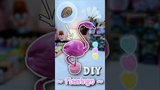 DIY Homemade Flamingo Bird 🦩 Decor😱 WOW Waste coconut 🥥 Reuse idea 💡shorts diy youtubeshorts [upl. by Con819]