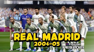 KITS REAL MADRID 200405 UCL  PES2021  FREE DOWNLOAD [upl. by Nnylahs]