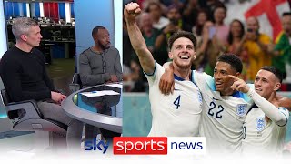 Reaction to Englands 30 win over Wales at the 2022 World Cup [upl. by Sesmar]