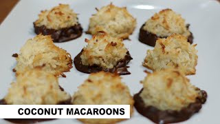 Easy Coconut Macaroons Recipe [upl. by Marris717]