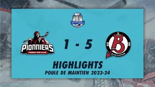 Pionniers de Chamonix 15 Diables Rouges de Briançon  Highlights  Synerglace Ligue Magnus 202324 [upl. by Witty273]