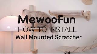 How to Assemble the MewooFun Bushwick Cat Scratcher Pro StepbyStep Tutorial [upl. by Erdua775]