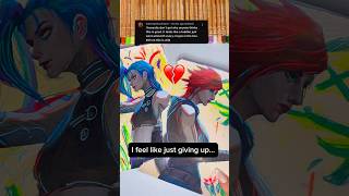 ✨Why I Ripped My 40H Arcane Drawing😭👹 arcane jinx drawing challenge markers leagueoflegends [upl. by Emarie683]