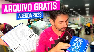 COMO FAZER AGENDA 2023  ARQUIVO MIOLO GRÁTIS [upl. by Thibaut]