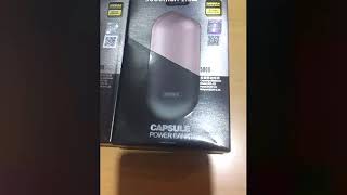 Power Bank Remax Capsule 5000mAh 15A SMC 7329070324196458 PAGE FACEBOOKSMCMSAKEN [upl. by Roeser]