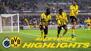 Match Highlights  Club Brugge  Dortmund 03  UEFA Champions League [upl. by Lebezej]