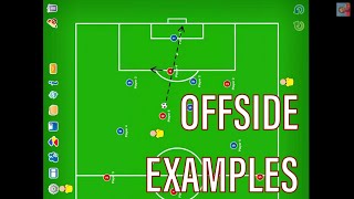 Offside Examples in Soccer [upl. by Leif716]