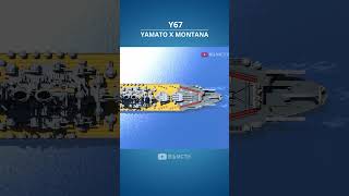 Y67  YAMATO x MONTANA minecraft yamato montana [upl. by Ognimod935]