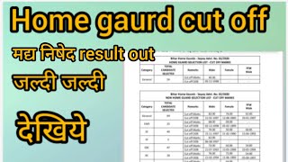 मद्य निषेद result out madh nished merit list  home gaurd result out  13 May 2022 [upl. by Tehr]