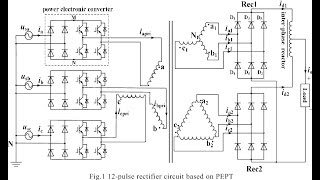 3phase fullwave uncontrol rectifier with six amp twelve pulse resistiveinductive loads Lect 1718 [upl. by Corb]