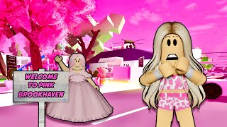 I Was TRAPPED In ALL PINK Brookhaven Roblox [upl. by Alby]