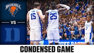 Bucknell vs Duke Condensed Game  202324 ACC Men’s Basketball [upl. by Macdermot]