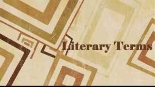 Literary Terms [upl. by Rossing]