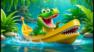 Row Row Row Your Boat  Fun Action Song for Kids  Nursery Rhymes amp Kids Songs [upl. by Akkeber956]