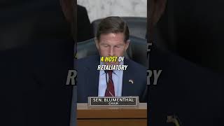 Senator Blumenthal Exposes Retaliation Against Boeing Whistleblowers BoeingWhistleblowers [upl. by Liartnod182]