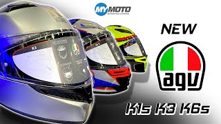 New AGV 2023 K1s K3 K6s helmets [upl. by Josselyn586]