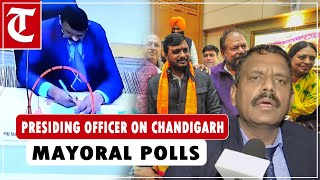 Presiding Officer Anil Masih on Chandigarh Mayoral Elections 2024 [upl. by Elise]