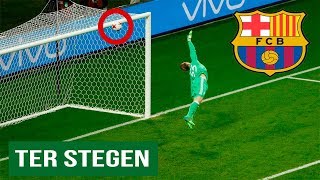 Las mejores atajadas de Ter Stegen [upl. by Einnaf855]