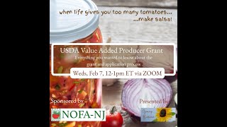 ValueAdded Producers Grant Informational Webinar February 2024 [upl. by Marlowe382]