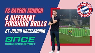 FC Bayern Munich  4 different finishing drills by Julian Nagelsmann [upl. by Eon634]