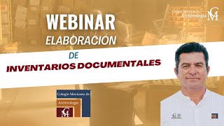 WEBINAR Elaboración de inventarios documentales [upl. by Tunk842]