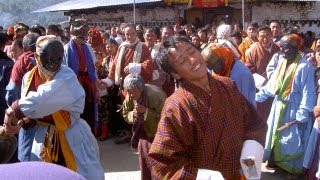 Bhutan Tamshingphala Choepa Tsechu [upl. by Kcirederf599]