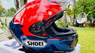 Unboxing Shoei X SPR Pro Marquez 7 TC 1 helmet [upl. by Coppola680]