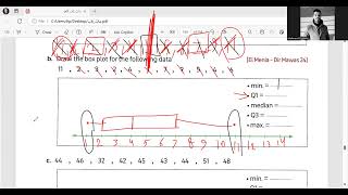 exploring box plot lesson 4 unit 6 grade 6 [upl. by Retsbew]