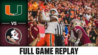 Miami vs Florida State Full Game Replay  2023 ACC Football [upl. by Mathian]