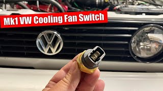 Testing a Mk1 VW Coolant Fan Switch [upl. by Odnalo]