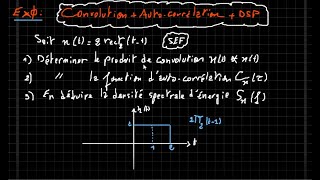 L2 TELECOM Théorie du signal  la convolution lautocorrélation et la densité spectrale dénergie [upl. by Cheke924]