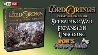 Lord of the Rings Journeys in MiddleEarth Spreading War Unboxing [upl. by Benil540]