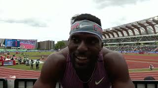 Kenneth Bednarek Mens 200m 1st Place Eugene Diamond League Nike Prefontaine Classic 2024 [upl. by Carlita]