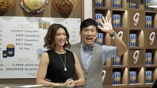 Garrett Popcorn Shops Opens in Taiwan [upl. by Aeneg859]