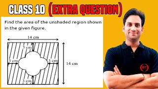 Find the area of the unshaded region in the given figure [upl. by Vilberg]