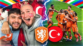 TÜRKEI FLIEGT RAUS 💀🇹🇷 BERLIN BRENNT  Türkei Vs Niederlande Viertelfinale Vlog😱 [upl. by Ahsie]