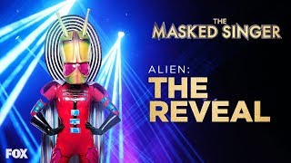 The Alien Is Revealed  Season 1 Ep 7  THE MASKED SINGER [upl. by Zil]