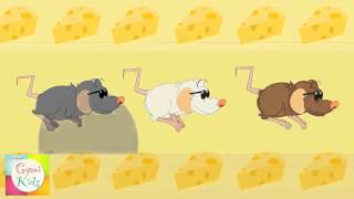 Three Blind Mice Nursery Rhyme Cartoon Animation Song For Children [upl. by Cad]