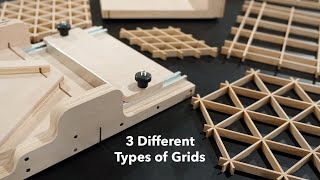 How to Make KUMIKO Grids  New Kumiko Sleds [upl. by Eirlav]