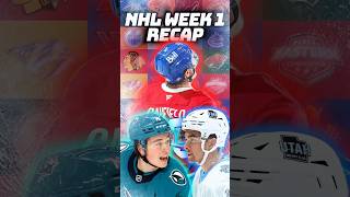 NHL Week 1 Recap 🏒shorts sports [upl. by Ahseinat]