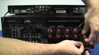 ONKYO TX SR608 Anschluss Teil 1 AV ReceiverAVRHeimkinoreceiver [upl. by Alejandrina]