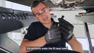 Audi 0AW CVT Automatic Transmission Oil Change [upl. by Jammal]