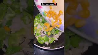 Red sauce pasta❤️trending viralvideo shorts viralshort ytshorts youtubeshorts recipe cooking [upl. by Anyotal]