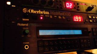 Roland D550 Frippertronics D50 [upl. by Atinwahs689]