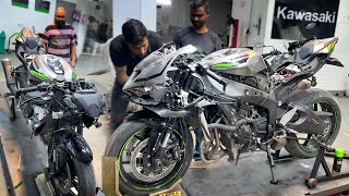 Ninja Zx6R 1st Service GONE extremely Wrong 😱 [upl. by Mikah]