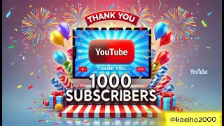 We Did It 1000 Subscribers Milestone – Thank You [upl. by Tneciv]