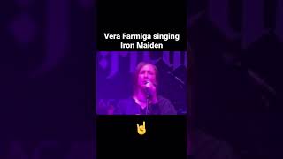 Vera Farmiga singing Iron Maiden verafarmiga ironmaiden [upl. by Eisen934]