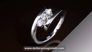 Anello Trilogy Diamanti Anello Trilogy Damiani occasioni vendita on line [upl. by Bolt]